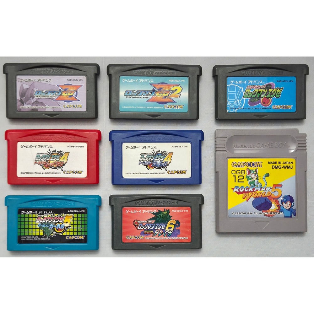 Rockman Mega Man 8 Game Bundle Lot - GBA GB - Japan Import - NTSC-J - US Shipper